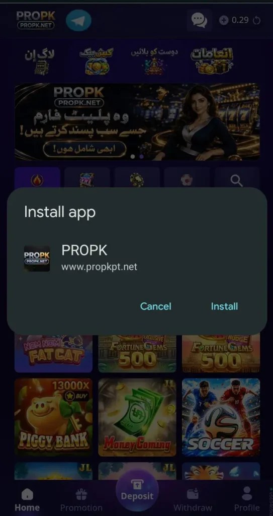 PROPK Game