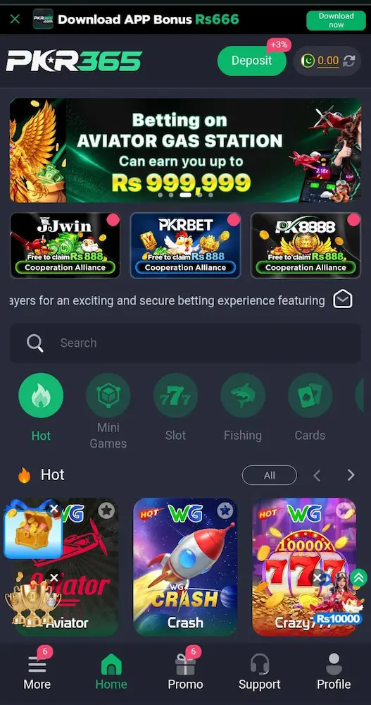 PKR365 Game is generally described as an Android-based gaming platform aimed at Pakistani users.