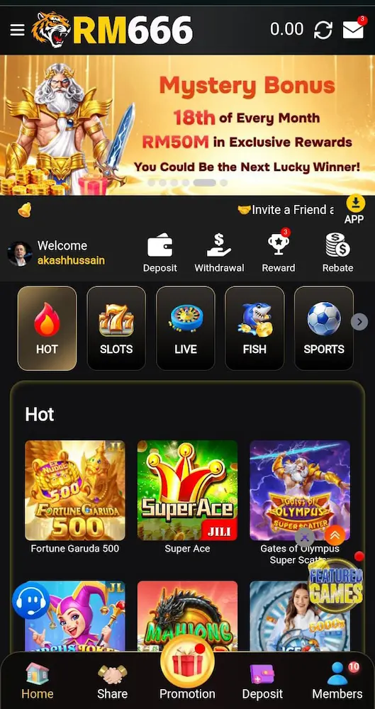 RM666 Game is an Android-based gaming platform aimed mainly at users in Pakistan.
