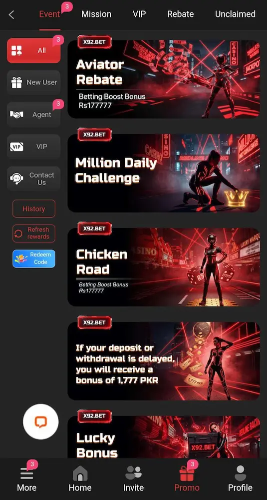 X92 Game is an online gaming platform designed mainly for mobile users.